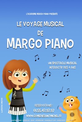 affiche Le voyage musical de Margot Piano